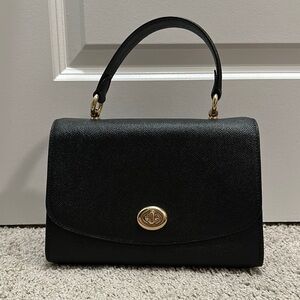 Coach Black Leather Handbag